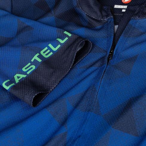قميص CASTELLI، Flusso 2 Limited Edition Jersey - للرجال، أزرق بلجيكي/Azzuro Italia/Kelly Green، L in Kuwait