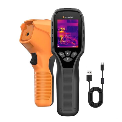 GT24S Thermal Camera with Thermometer Mode, 320×240 UIRA-IR Enhanced Resolution, 256×192 Native IR, HVAC & Electrical Thermal Imaging Camera with Temp Alarm, -4°F~1202°F, NETD < 40 mK, 25Hz in Kuwait