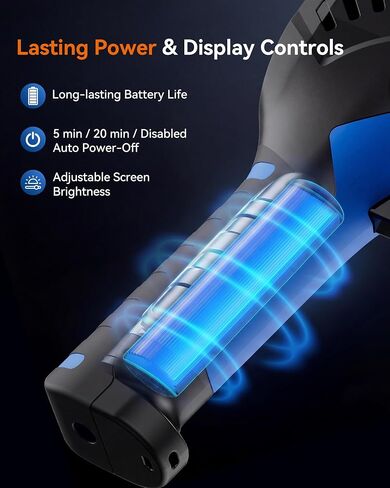 Infrared Thermal Imaging Camera, 240x240 TISR Resolution, 25Hz Refresh Rate, -4°F to 1022°F, Adjustable Emissivity, Hot/Cold Spot Detection, LED Light for HVAC, Electrical & Home Inspection in Kuwait