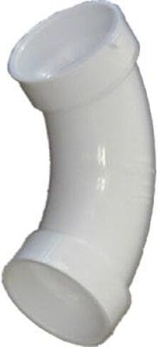 Charlotte Pipe Schedule 40 4 in. Hub x 4 in. Dia. Hub PVC Long Sweep Elbow in Kuwait