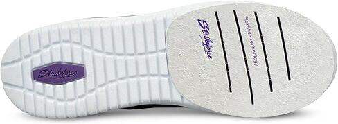 KR Strikeforce Glitz Womens Athletic Bowling Shoe for Right or Left Handed Bowlers Black/Purple Size 11 in Kuwait