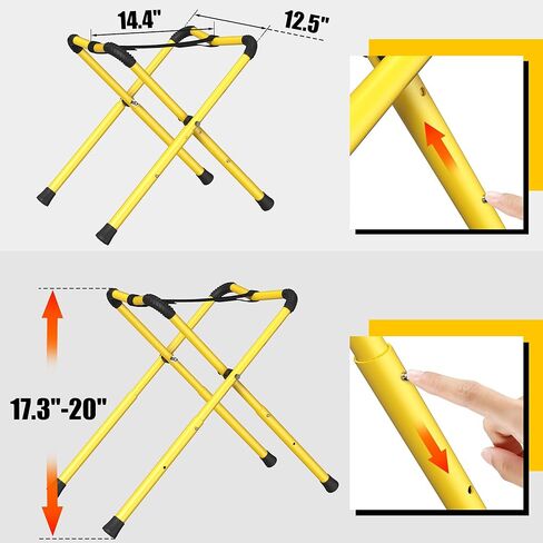 GanFindX Foldable Aluminum Kayak Stand, 2-Pack | Portable Canoe Storage Rack with Adjustable Height for Indoor Use, Heavy-Duty 150 lb Load Capacity, Space-Saving Design in Kuwait