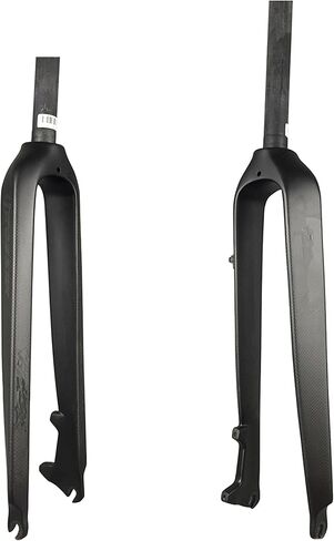 1-1/8" 29 inch Mountain Bike Rigid Front Fork Straight Tube 3K T800 Carbon Fiber, Ultralight Mountain Bike Front Fork 28.6mm in Kuwait