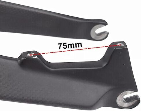 1-1/8" 29 inch Mountain Bike Rigid Front Fork Straight Tube 3K T800 Carbon Fiber, Ultralight Mountain Bike Front Fork 28.6mm in Kuwait