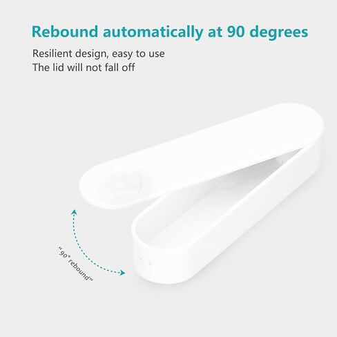 2 Pcs Cotton Swab Box, Travel Cotton Bud Holder CottonSwab Storage Box with Cover, Portable ABS Mini Travel SwabCase Bear Pattern for Home Office for Bedroom Dressing Table Cosmetics Accessories in Kuwait
