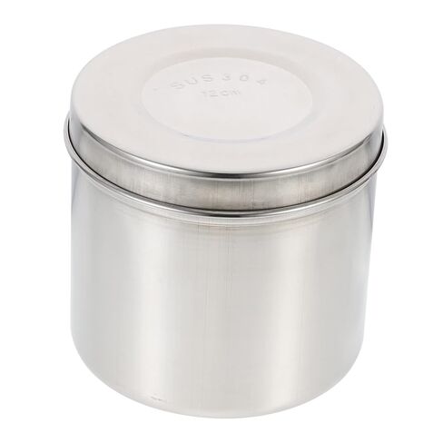Stainless Steel Apothecary Jar Airtight Lid Small Airtight Jar for Salons Clinics Unguent Storage Bottle in Kuwait