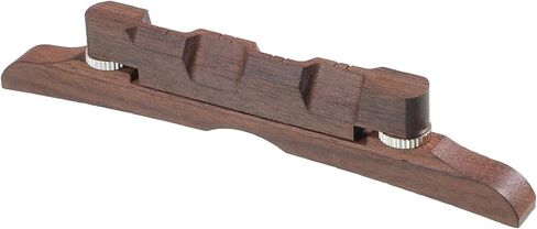 Adjustable Ebony Mandolin Bridge, Compensated Design Mandolin Bridge Set - Easy Install Replacement for Enhanced Tone and Playability in Kuwait