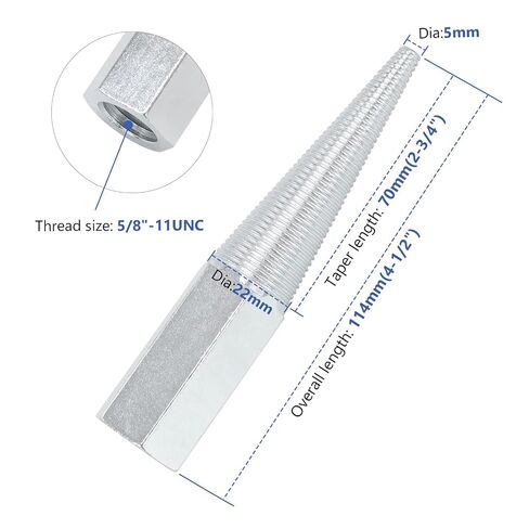 5/8"-11UNC Angle Grinder Adapter, Converts Angle Grinder to Polishing Machine for Buffing, Sanding (1 Pack) in Kuwait