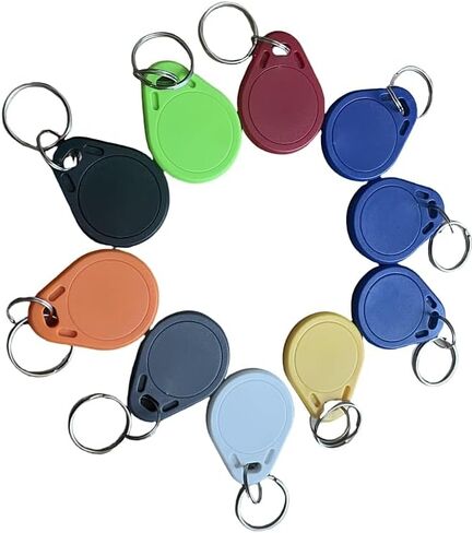 13.56mhz tag Classic 1K KeyIso14443a RFID tag Non Contact Access Key, Intelligent Access Control Key (Pack of 10) in Kuwait