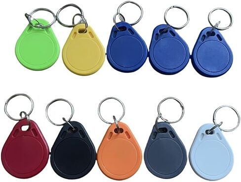 13.56mhz tag Classic 1K KeyIso14443a RFID tag Non Contact Access Key, Intelligent Access Control Key (Pack of 10) in Kuwait