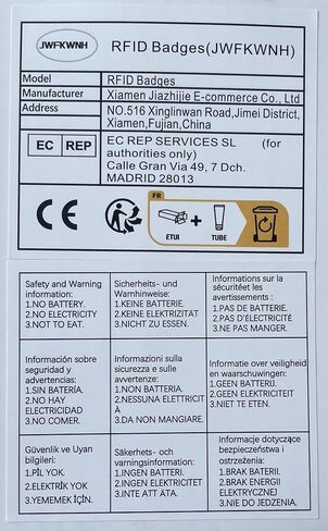 13.56mhz tag Classic 1K KeyIso14443a RFID tag Non Contact Access Key, Intelligent Access Control Key (Pack of 10) in Kuwait