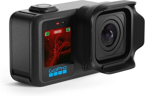GoPro Mission 1 PRO - كاميرا سينمائية مدمجة مع فيديو 8K60، مستشعر 1 بوصة، أداء متقدم في الإضاءة المنخفضة، صور 50 ميجابكسل، حركة بطيئة 960 إطارًا في الثانية، تثبيت HyperSmooth in Kuwait