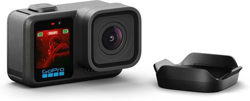 GoPro Mission 1 PRO - كاميرا سينمائية مدمجة مع فيديو 8K60، مستشعر 1 بوصة، أداء متقدم في الإضاءة المنخفضة، صور 50 ميجابكسل، حركة بطيئة 960 إطارًا في الثانية، تثبيت HyperSmooth in Kuwait