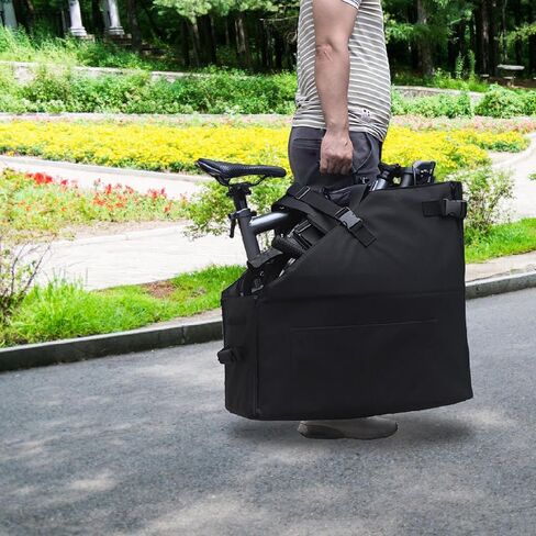 Folding Bike Storage Box - Bicycle Organizer Save Space Container, Waterproof Travel Bag for Hiking, Sturdy Bikes, Size L in Kuwait