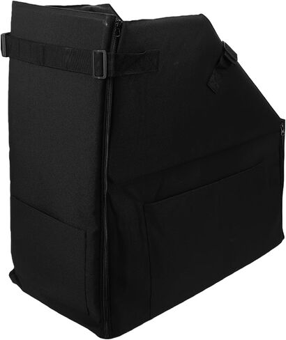 Qinlorgo Folding Bike Carry Box Bike Travel Bag Transport with Detachable Dust Cover Dual High Strength Locks & Elastic Strap, for 14 to 16 Inch Foldable Bikes in Kuwait