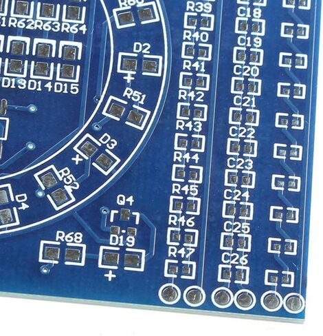 DIY Rotating LED SMD Component Practice Board Skill Training in Kuwait