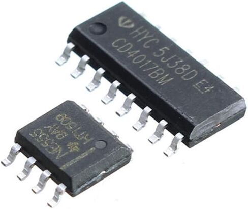 DIY Rotating LED SMD Component Practice Board Skill Training in Kuwait