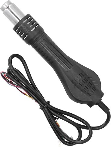 Hot Air Handle Desoldering Handle Replacement Rework 110V Anti Static Non Slip Large Air Volume with Insulation Silicone Sleeve for 858 858D 8858 8586 in Kuwait