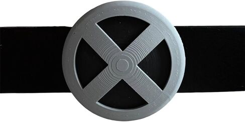 Strike3D Circular Emblem 23 Belt Buckle – Mutant Hero Inspired Replica – Plastic Accessory – 4 Color Options (Buckle Only) in Kuwait