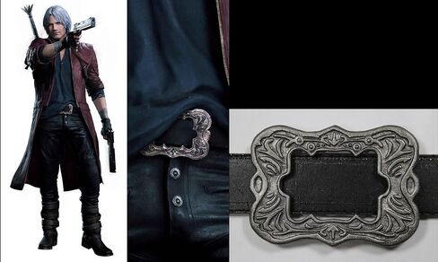 Strike3D Dante Belt Buckle - Devil M Cry Inspired – Legendary Demon Replica for Cosplay, Costume & Gaming Collection in Kuwait