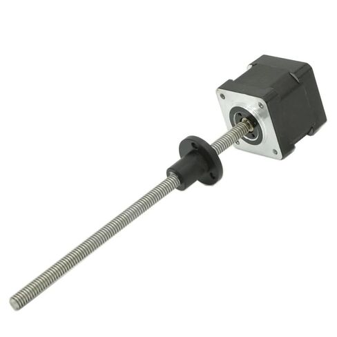 محرك متدرج خطي NEMA 14 مع برغي رصاص 180 مم Tr5*2 in Kuwait
