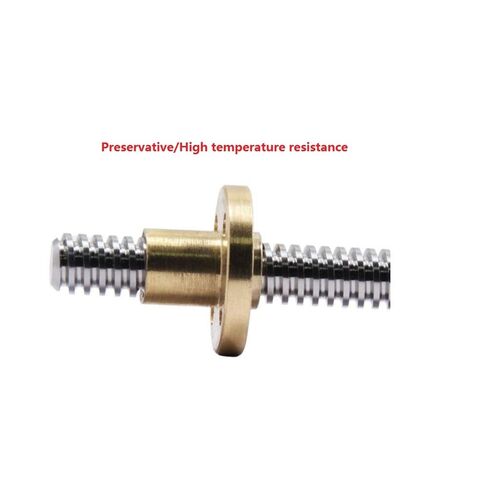 2-Pack 400mm Dia 8mm T8 Lead Screw and Brass Nut for 3D Printer Z Axis in Kuwait