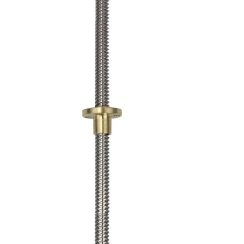 2-Pack 400mm Dia 8mm T8 Lead Screw and Brass Nut for 3D Printer Z Axis in Kuwait