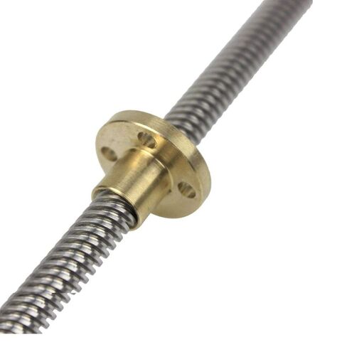 2-Pack 400mm Dia 8mm T8 Lead Screw and Brass Nut for 3D Printer Z Axis in Kuwait