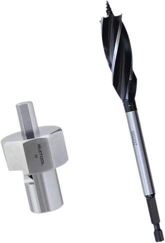 Generic 20mm Dog Hole الشطب مخرطة مع مثقاب النجارة أداة عالمية الملحقات المهنية الفولاذ المقاوم للصدأ in Kuwait