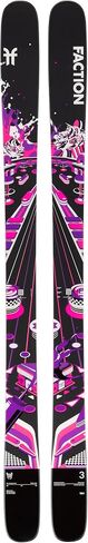 زلاجات Faction Prodigy 3 Freeride - هيكل من خشب الحور، ملف تعريف هزاز ذو طرفين، أداء Freeride Backcountry in Kuwait
