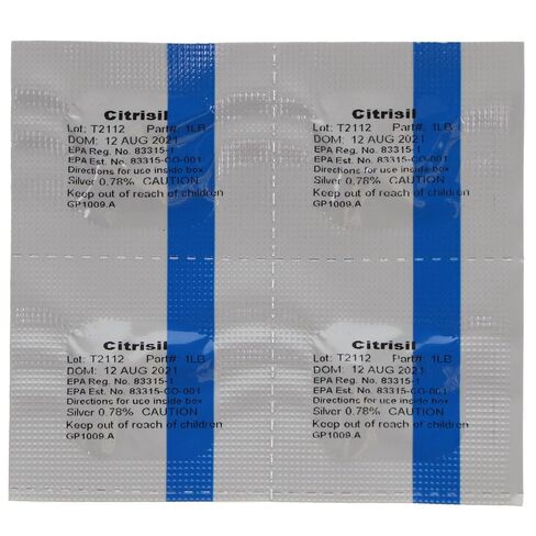 Sterisil C50-B Citrisil Dental Waterline Cleaner Blue for 1 Liter Bottle 50/Pk in Kuwait