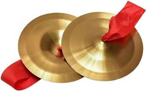 Waist Drum Cymbals Loud Sound Brass Cymbal Pair Compact Size Hand Cymbals for Folk Dance, Procession, 15cm in Saudi Arabia