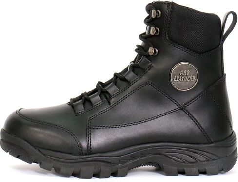 Hot Leathers Mens Motorcycle Boot, Black, 10 US in Saudi Arabia