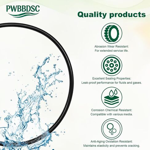 WS03X10038 GE غطاء فلتر المياه على شكل حرف O يناسب KWGE25RG GXWH01C، CXWH08C، GXWH04F، GXWH20F، GXWH20S، GXRM10، GX1S01R، حشية 2.5 بوصة (4/حزمة) in Kuwait