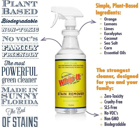 Whip-It Discovery Kit Bundle - Gallon Concentrate and Gallon Laundry, includes 32oz Professional Strength and 32oz Odor Bully (4 Items) in Kuwait