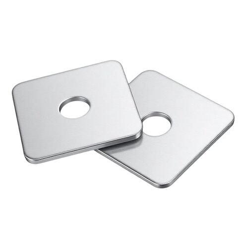 SHEUTSAN Square Washers Plate, 1/2 Inch ID, 2x2 Inch OD, 1/8 Inch Thickness, 60 Pieces in Kuwait