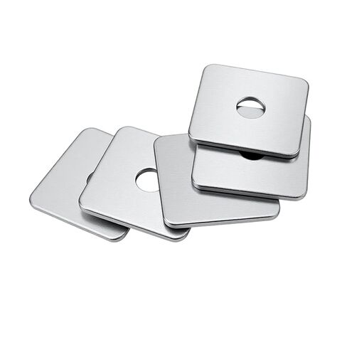 SHEUTSAN Square Washers Plate, 1/2 Inch ID, 2x2 Inch OD, 1/8 Inch Thickness, 60 Pieces in Kuwait