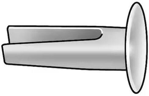 Split Rivet, Truss Head, 9/64 In Dia., 3/4 In L, Steel Body, 50 Pk, 6Lb87 in Saudi Arabia