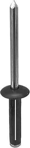 Black Aluminum Wheel House Moulding Split Rivets Mandrel - 3/16" Dia. - 25 Pack in Kuwait