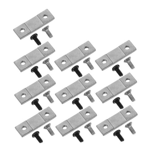 SHERCHPRY 10 Sets Universal Caliper End Plates with 9 Mm Hole Spacing, Metal Single Clamp Plates for Digital Calipers, Includes Screws, Quick Replacement Accessory for Machinist Tool in Kuwait