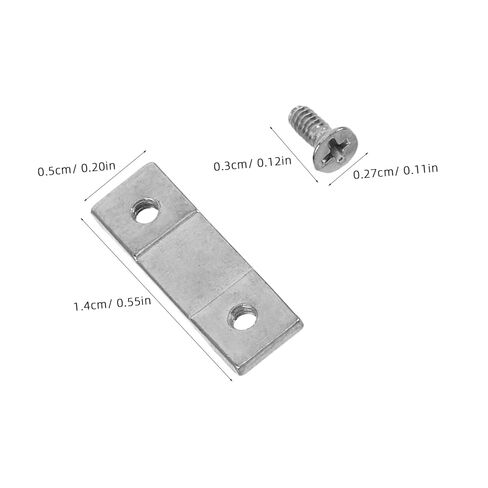 SHERCHPRY 10 Sets Universal Caliper End Plates with 9 Mm Hole Spacing, Metal Single Clamp Plates for Digital Calipers, Includes Screws, Quick Replacement Accessory for Machinist Tool in Kuwait