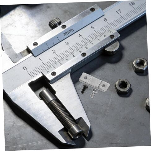 SHERCHPRY 10 Sets Universal Caliper End Plates with 9 Mm Hole Spacing, Metal Single Clamp Plates for Digital Calipers, Includes Screws, Quick Replacement Accessory for Machinist Tool in Kuwait