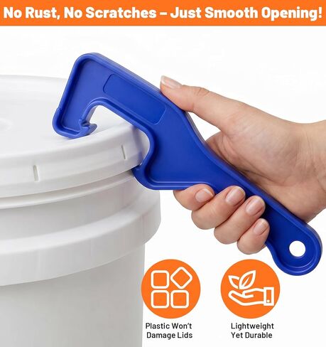 3 Pack Bucket Opener, 5 Gallon Bucket Opener with Non-Slip Grip, Professional Lifter/Remover Wrench for Home Food Storage Containers, Paint Buckets in Kuwait