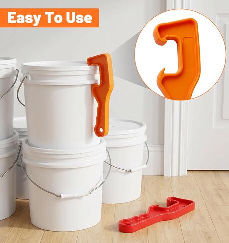 3 Pack Bucket Opener, 5 Gallon Bucket Opener with Non-Slip Grip, Professional Lifter/Remover Wrench for Home Food Storage Containers, Paint Buckets in Kuwait