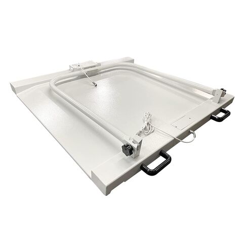 VisionTechShop MVW1 Heavy Duty Wheelchair Scale Platform 1000lb x 0.5lb / 500kg x 0.2kg, Intergrated Foldable Handle and Wheels for Easy Portability, Large LCD Display with Backlight - 1 Piece in Kuwait