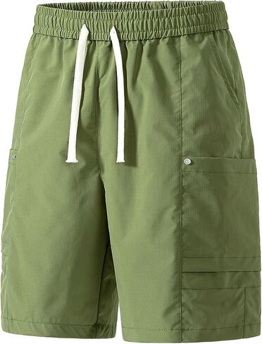 Gym Shorts for Men Lightweight Quick Dry Athletic Shorts 5 Inch Inseam Running Training Drawstring Elastic Waist in Kuwait