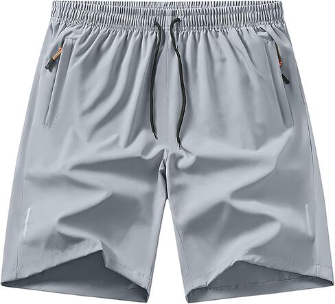 Gym Shorts for Men Lightweight Quick Dry Athletic Shorts 5 Inch Inseam Running Training Drawstring Elastic Waist in Kuwait