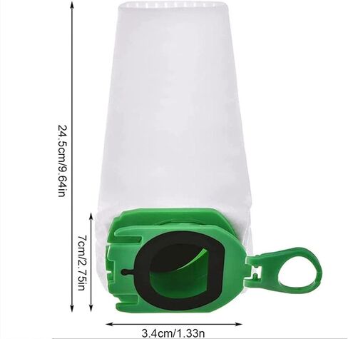 10Pcs Handheld Vacuum Cleaner Bags Non Woven Resuable Vacuum Bags for VK135 Handheld Vacuum Cleaner Accs in Kuwait