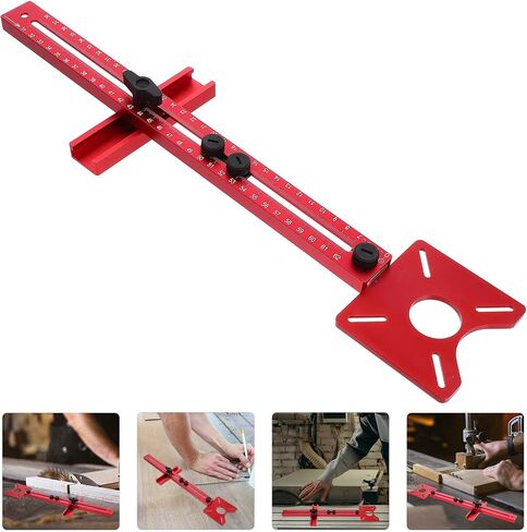 SHINEOFI Router Milling Bracket with Base for Woodworking, Aluminum Alloy Wear-resistant Router Guiding Supply, Enhances Stability for Precise Woodworking Slotting and Edge Routing in Kuwait