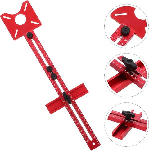 SHINEOFI Router Milling Bracket with Base for Woodworking, Aluminum Alloy Wear-resistant Router Guiding Supply, Enhances Stability for Precise Woodworking Slotting and Edge Routing in Kuwait